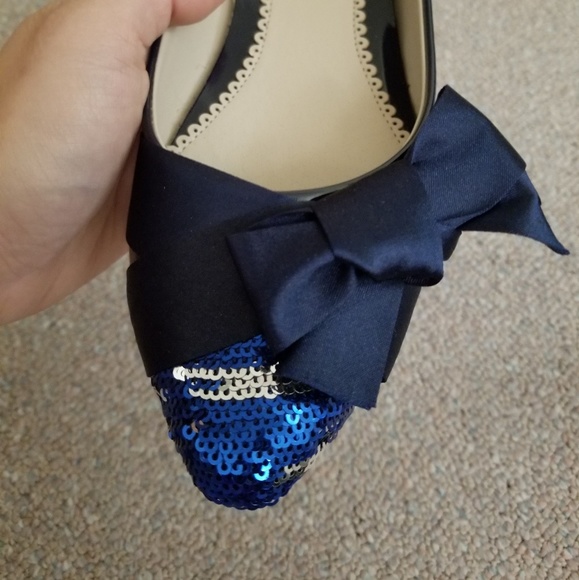 Sequined flats (leather) - Picture 2 of 4